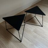 Paire de tables d’appoint triangulaires 'Oti' par Niels Gammelgaard pour Ikea, années 1980