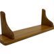 Vintage oak wall rack book shelf 1970s wood minimalist design