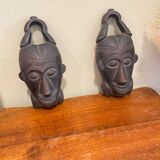 Pair ethnic masks