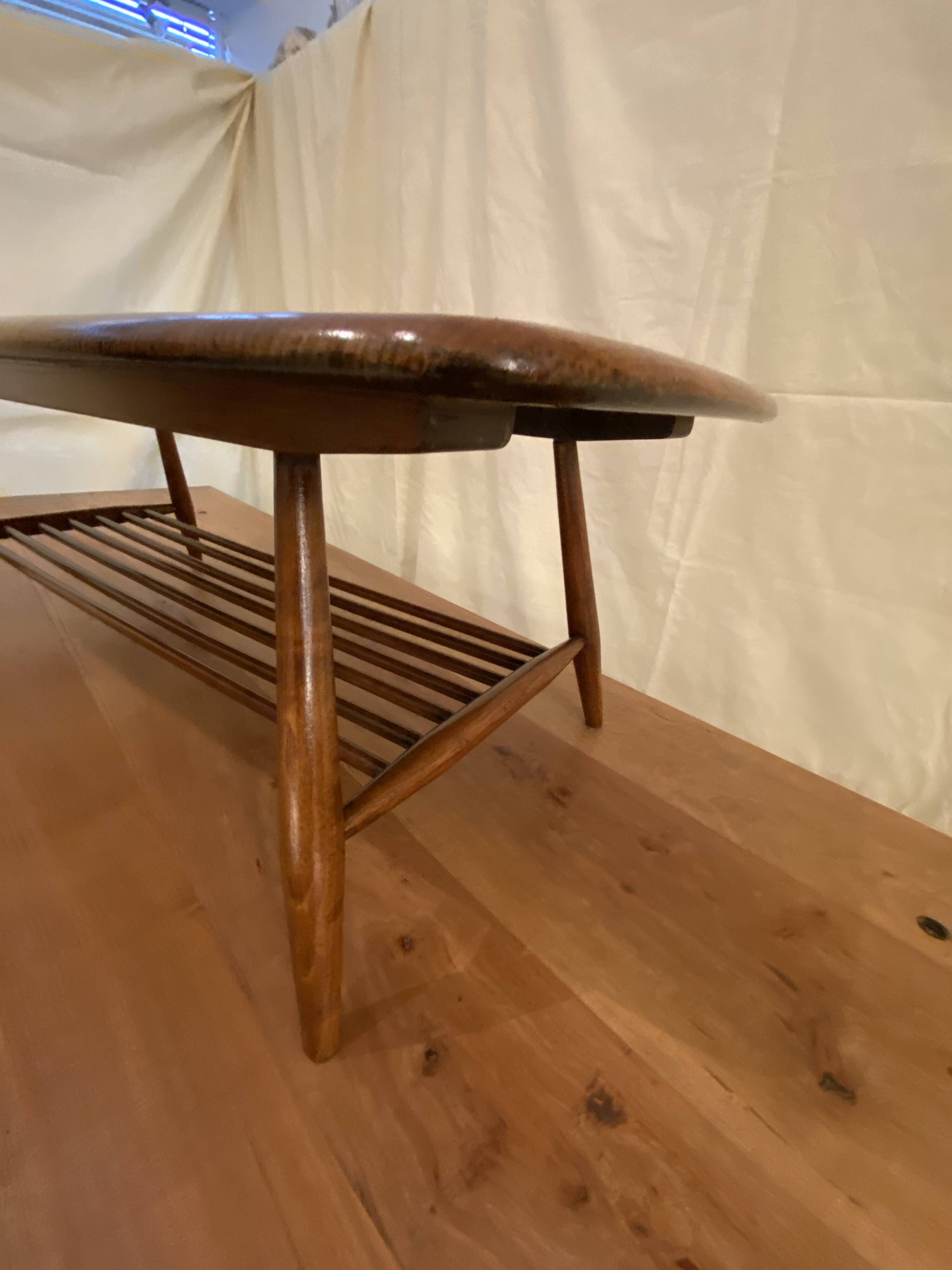 Scandinavian solid wood coffee table