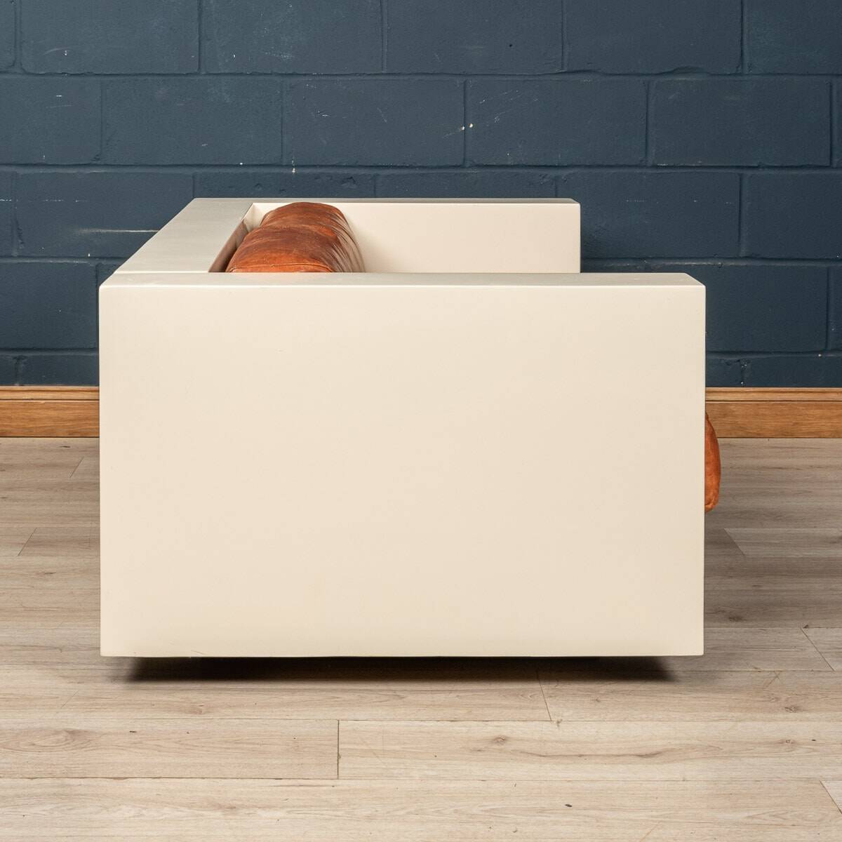 20thc two-seater saratoga sofa by lella and massimo vignelli for poltronova