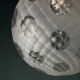 Vintage murano sphere ball pendant lamp Italy 1950s