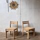 Pair of vintage dlg charlotte perriand Illmari tapiovaara chairs