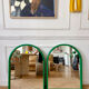 Pair of Italian plastic mirrors Gedy 1970