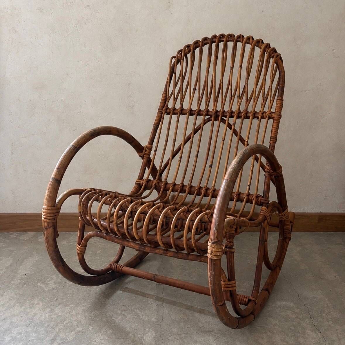 Rattan rocking chair