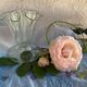 Original old glass vase
