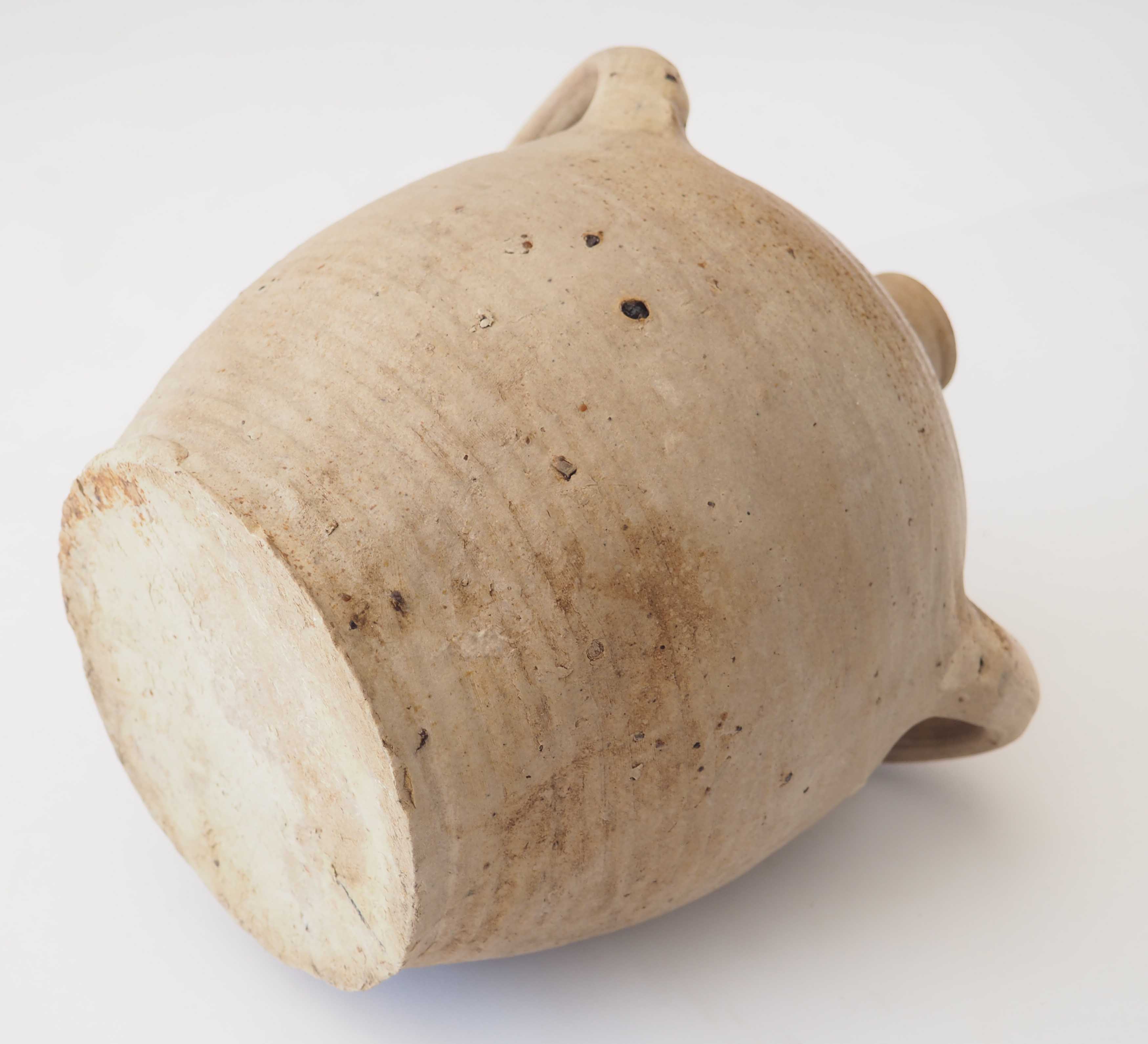 Terracotta gargoulette jar
