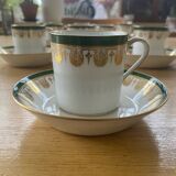 Coffee service 11 cups 12 saucers manufacture w. guerin et cie, paris