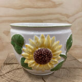 Ceramic sunflower pot cover