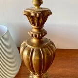 Gilded wooden lamp