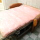 Moustache club sofa in leather, 40s