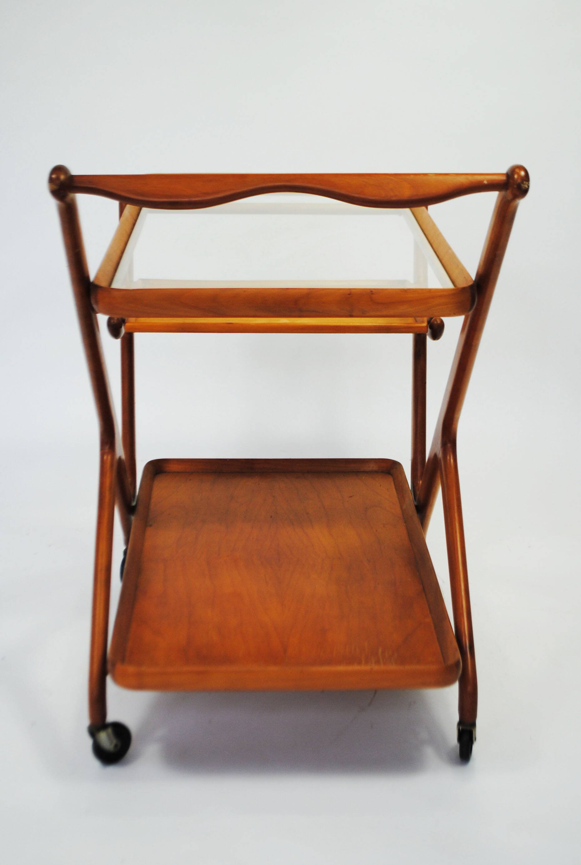 Cedar serving trolley, Italy 1950