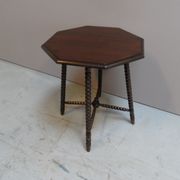Table d’appoint Bobin en chêne vintage