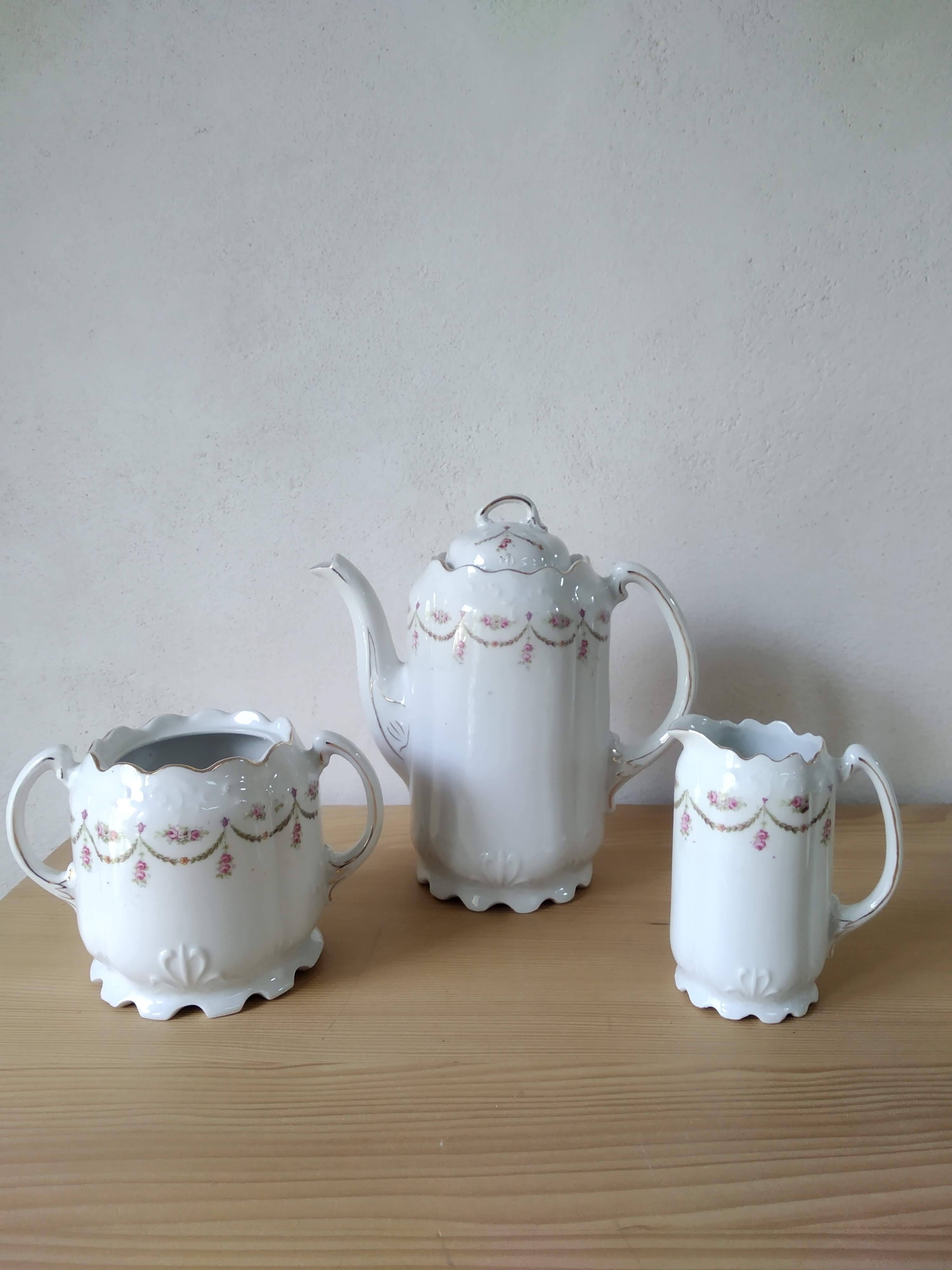 Limoges porcelain coffee service circa 1900