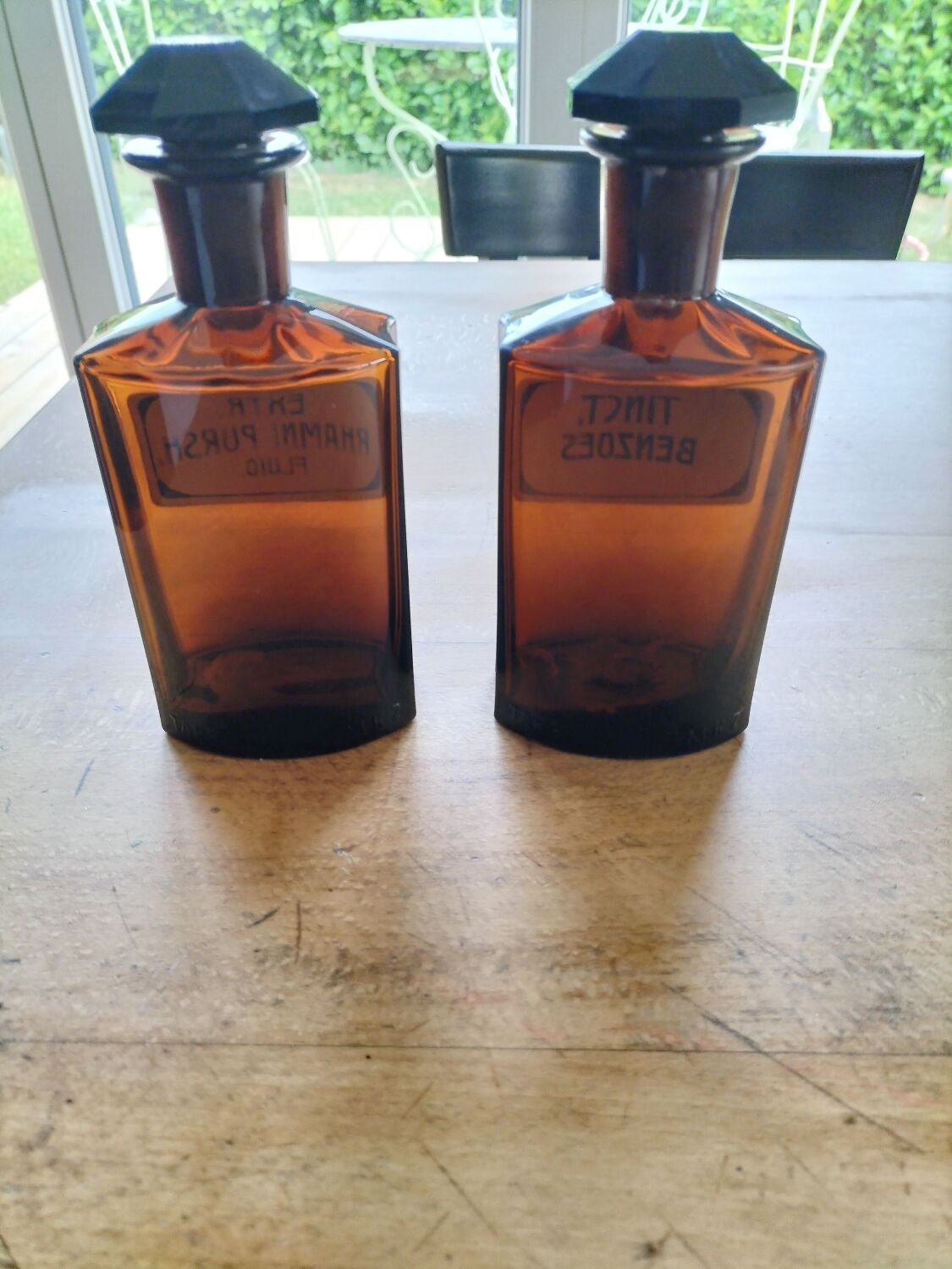 Pharmacy bottle duo
