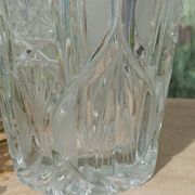 Cut glass vase in Art Deco style