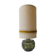 Khaki glass lamp, 70s