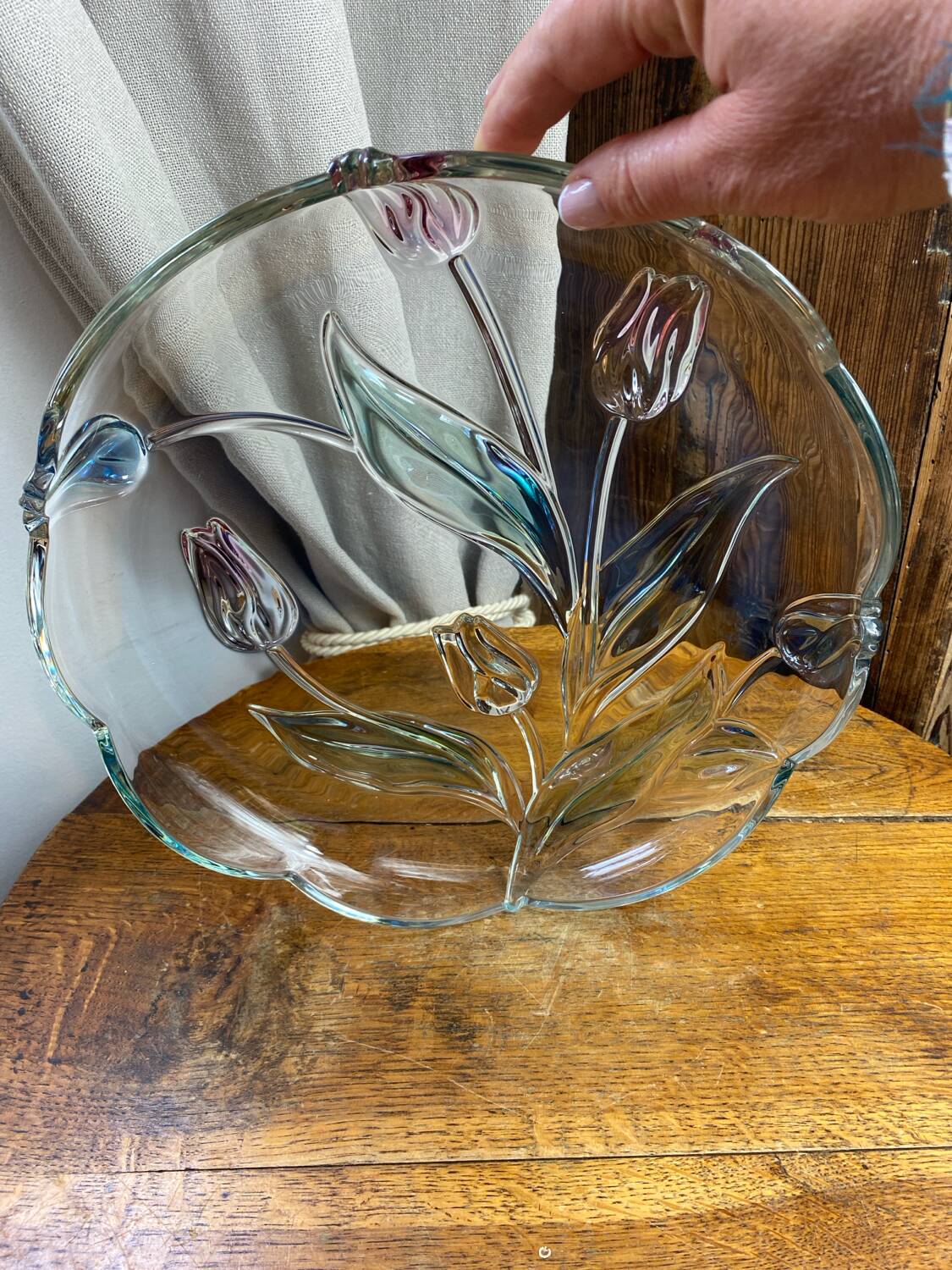 Plateau en verre Mikasa Walther