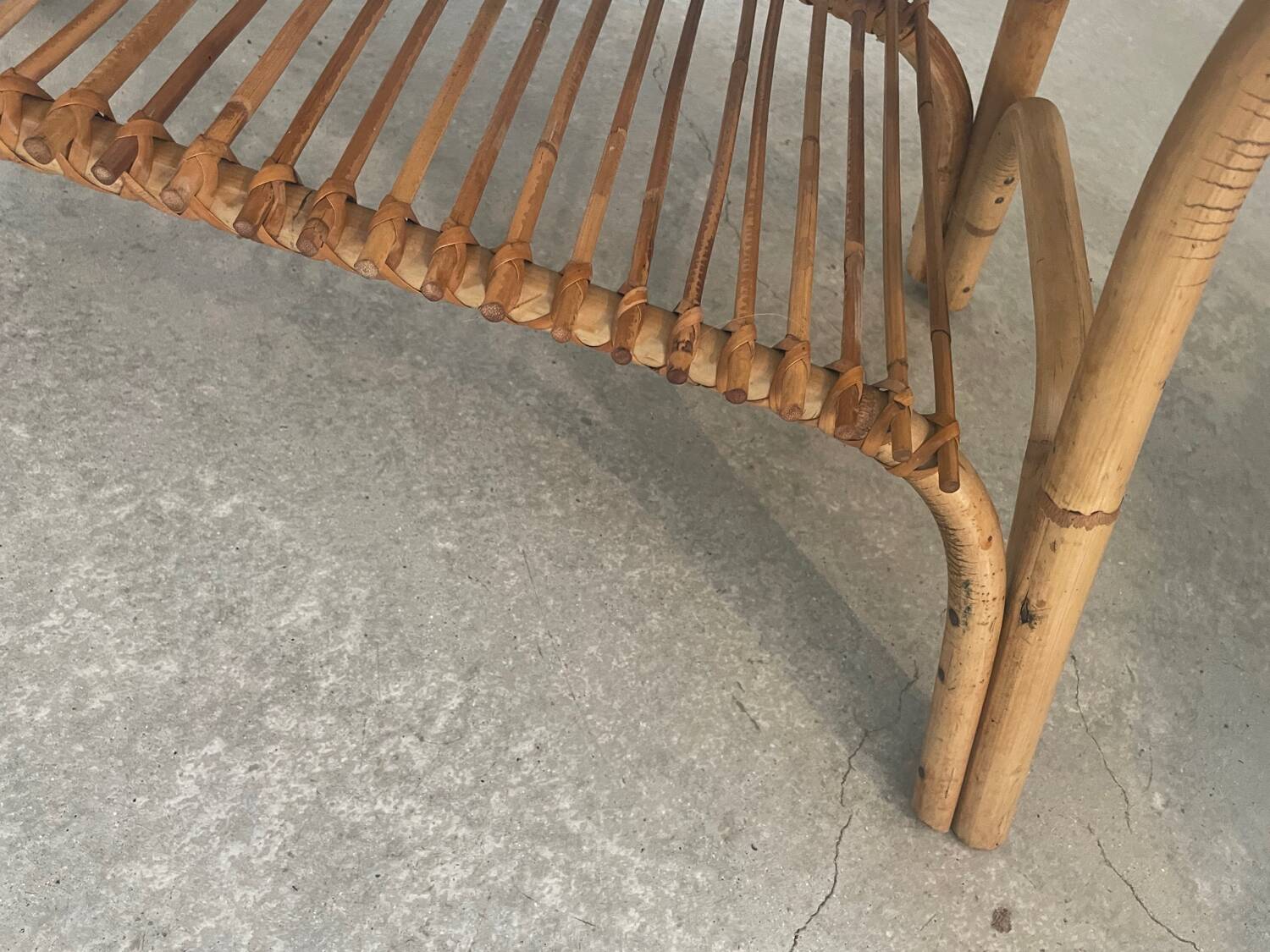 Rattan coffee table