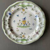 Moustiers faience plate, 18th century