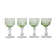 4 Val Saint Lambert glasses in Ouraline