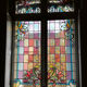 Window doors stained glass