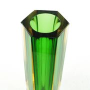 Murano Sommerso vase, mid-century modern, glass, designed by F. Poli, Italy, 1950s