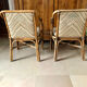 Pair of french bamboo armchairs 1970s