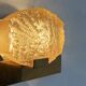 Vintage wall light attributed to Serge Mouille, brass and resin, Dallux France.