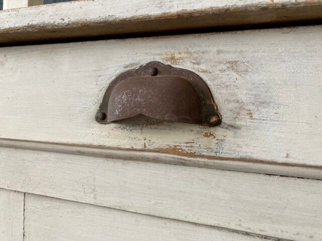 Old white Parisian buffet