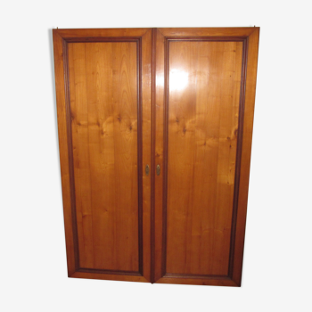 Pair of antique cherry door