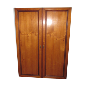 Pair of antique cherry door