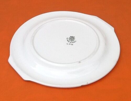 Dessert dish in earthenware Société Amandinoise Saint Amand