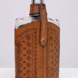 Angel Pazmino Tequila Hip Flask Ecuador 1960s