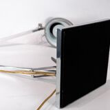 Lampe de table en acier inoxydable et de conception italienne par Flos
