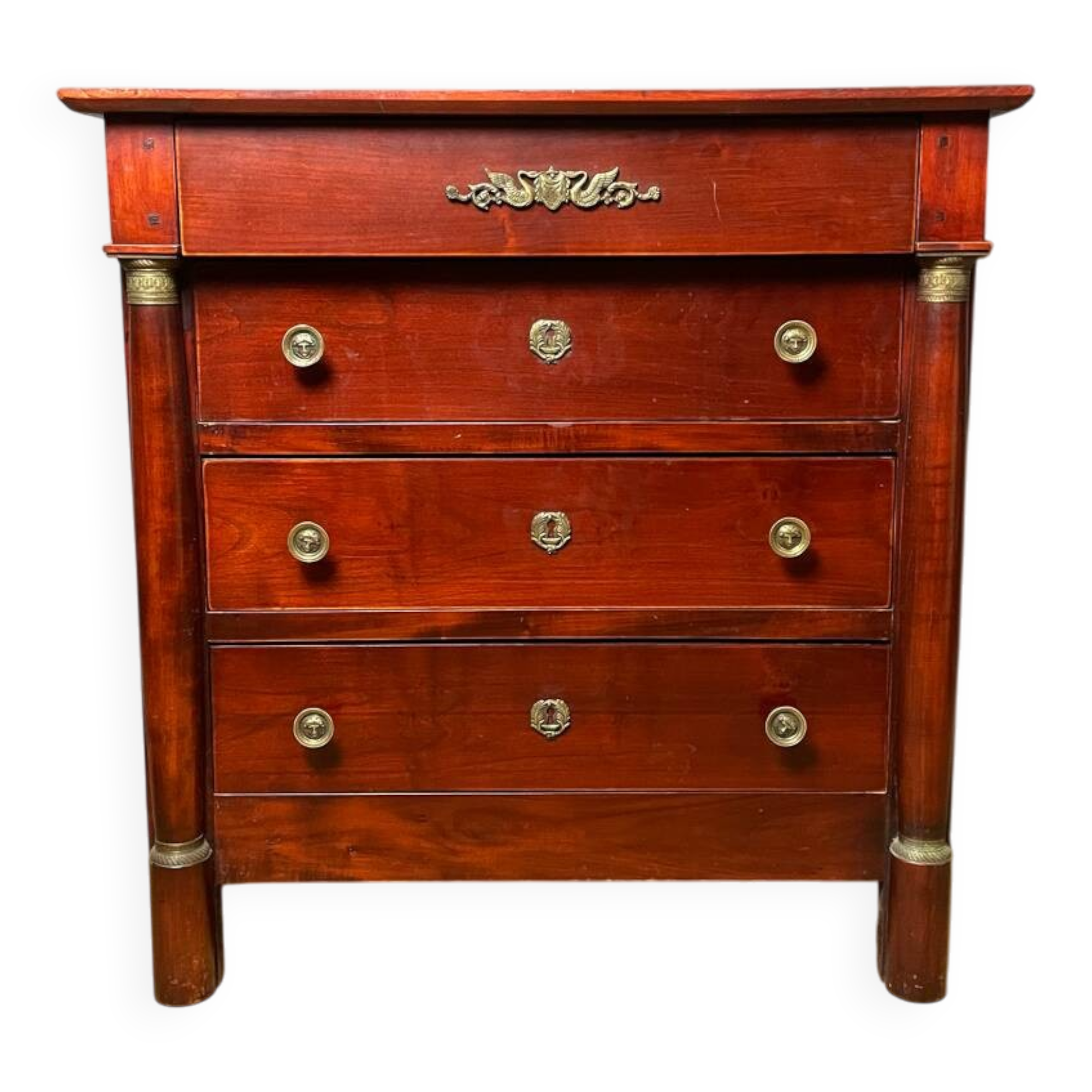 Commode de Style Empire à colonnes détachées