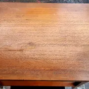 Table bureau d'appoint, console pieds compas, design scandinave an 70