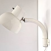 White metal wall lamp by Hans Agne Jakobsson for AB Markaryd, Sweden 1970's