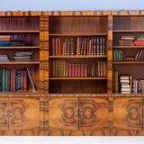 Grande bibliothèque Art déco, Tchécoslovaquie, années 1930