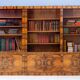 Grande bibliothèque Art déco, Tchécoslovaquie, années 1930