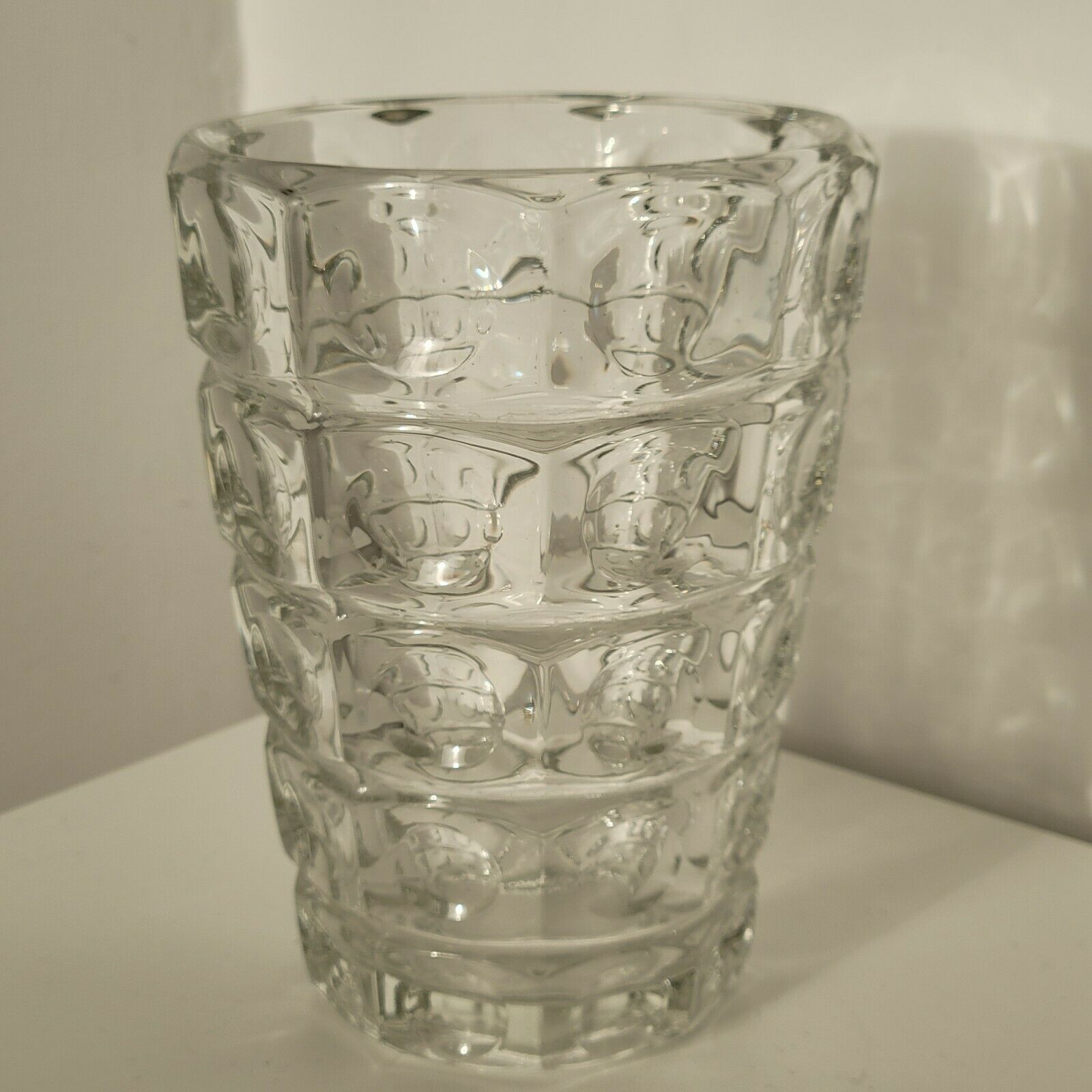 Art Deco crystal vase