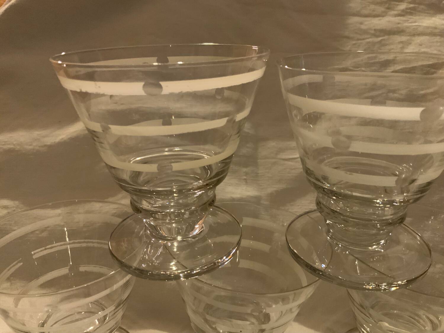 Selency x Monoprix Croisé Laroche stemware