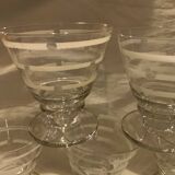 Selency x Monoprix Croisé Laroche stemware