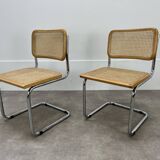 2 Cesca B32 chairs by Marcel Breuer