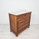 Chest of drawers white marble early twentieth century