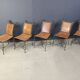 Spanish wrought iron dining chairs, 1960s