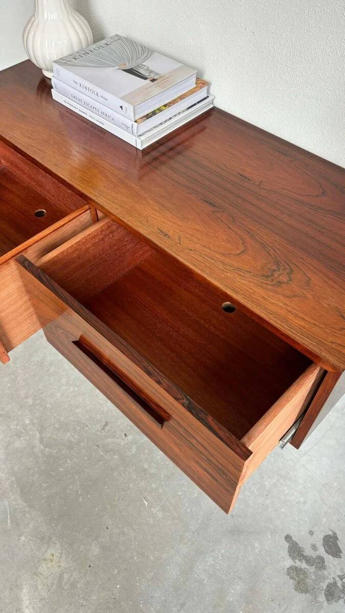 Buffet vintage hifi en palissandre