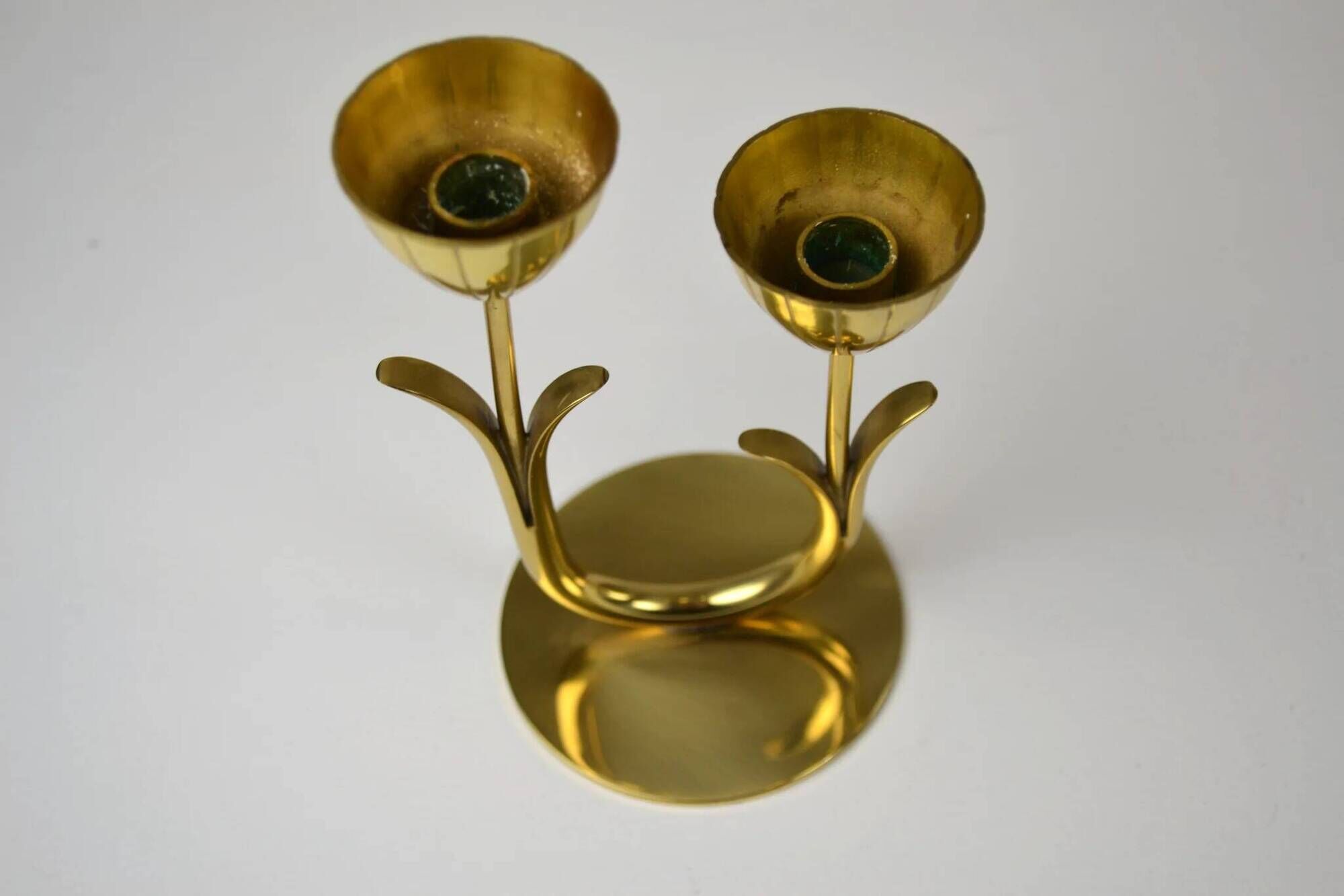 Tulip shaped Candle holder by Gunnar Ander for Ystad-Metall, Sweden, 1950s/1960s