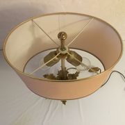 Vintage lamp bronze leaf decoration design