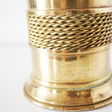 Vintage golden metal lamp foot